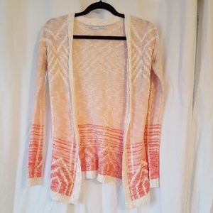 Small orange ombre cardigan